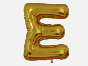 Foil Balloon Letters Collection 3D Model