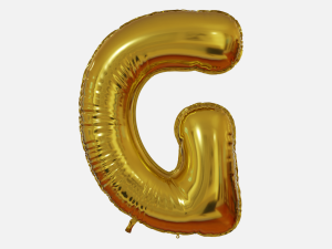 Foil Balloon Letters Collection 3D 모델