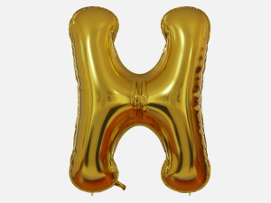 Foil Balloon Letters Collection 3D 모델