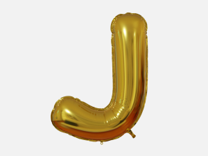 Foil Balloon Letters Collection 3D 모델