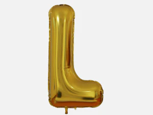 Foil Balloon Letters Collection 3D Model