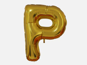 Foil Balloon Letters Collection 3D Model