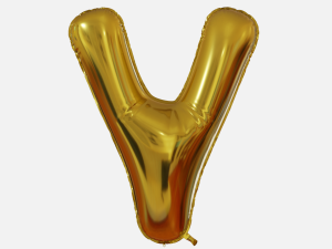 Foil Balloon Letters Collection 3D 모델