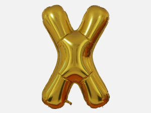 Foil Balloon Letters Collection 3D Model