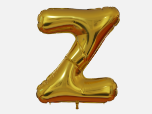 Foil Balloon Letters Collection 3D 모델