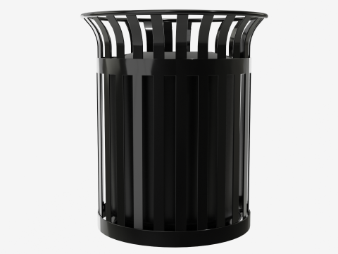 Plaza Trash Can Modèle 3D