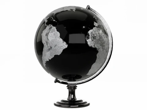 Desk Globe 3D Model