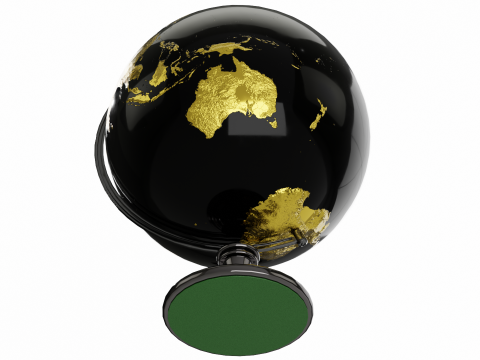 Desk Globe 3D Model