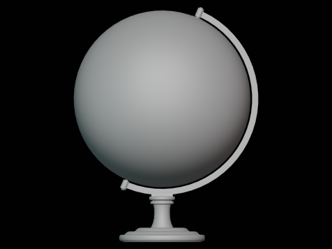Desk Globe 3D Model