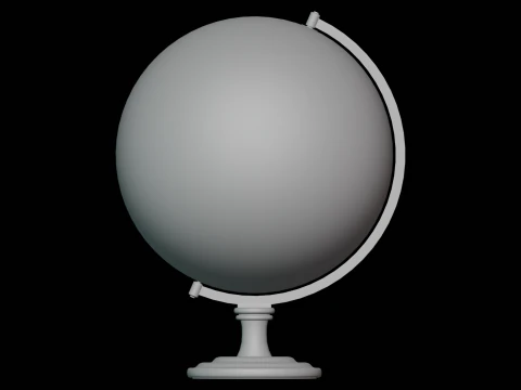 Desk Globe 3D Model