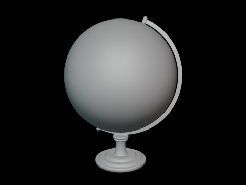 Desk Globe 3D Model