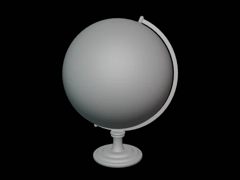 Desk Globe 3D Model