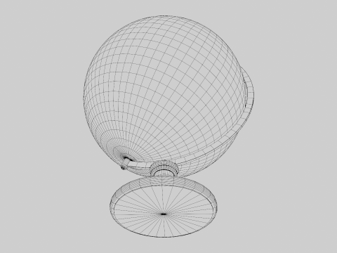 Desk Globe 3D Model