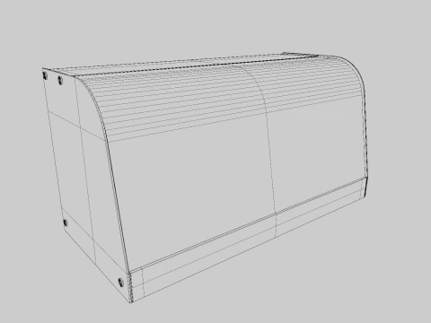 Bakery Display Case 3D Model