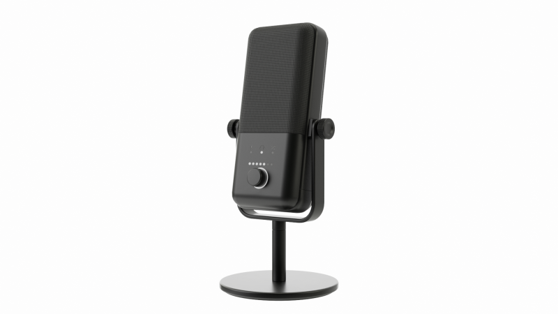 Microphone 3D Модель .c4d .max .obj .3ds .fbx .stl .blend 