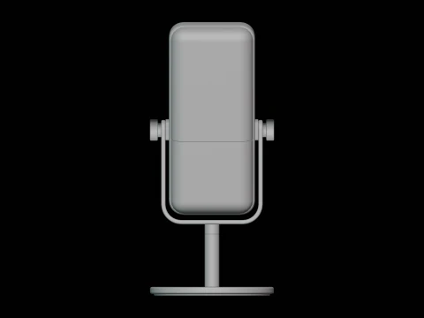 麦克风 3D 模型