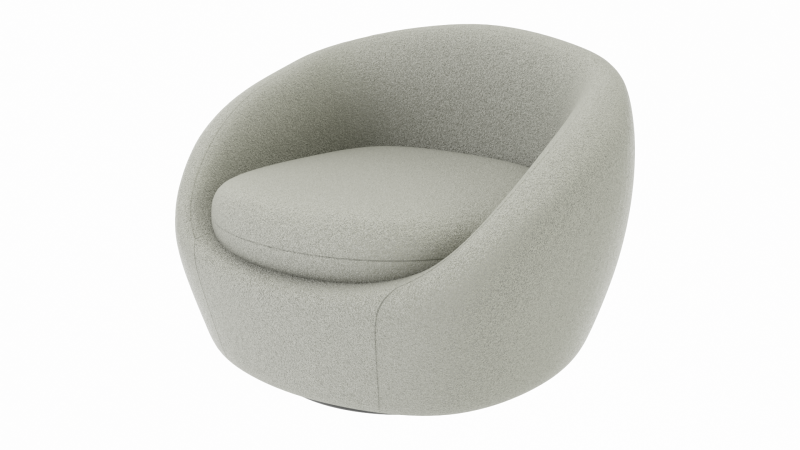 Cozy Swivel Chair Modello 3D .c4d .max .obj .3ds .fbx .stl .blend 