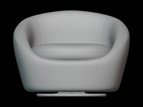 Cozy Swivel Chair Modello 3D