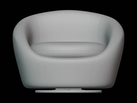 Cozy Swivel Chair 3D Model