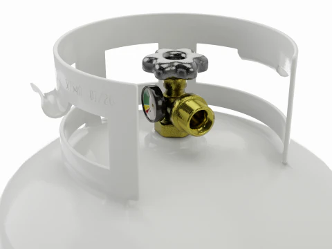 Tanque de propano Modelo 3D