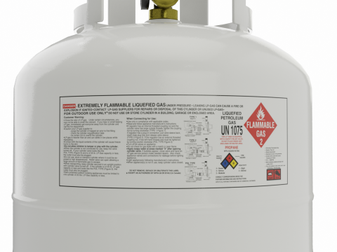 Propane Tank 3Dモデル