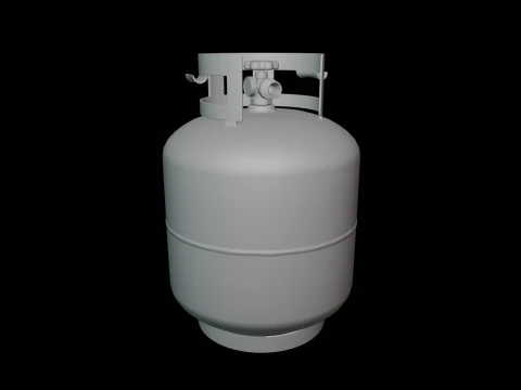 Tanque de propano Modelo 3D