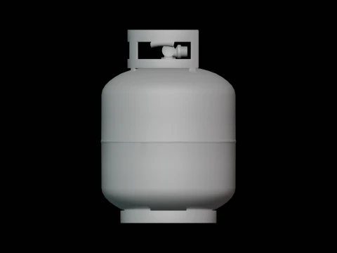 Tanque de propano Modelo 3D