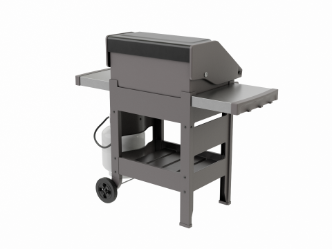 Propane Grill Modelo 3D