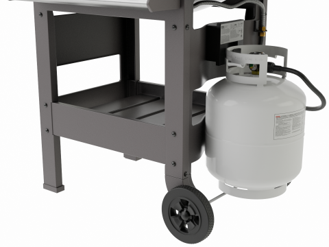 Propane Grill Modelo 3D