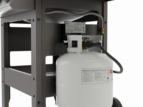 Propane Grill Modelo 3D