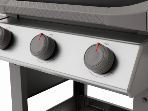 Propane Grill 3D Model
