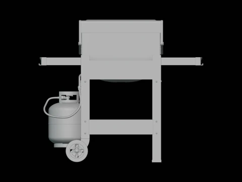 Propane Grill 3D Model