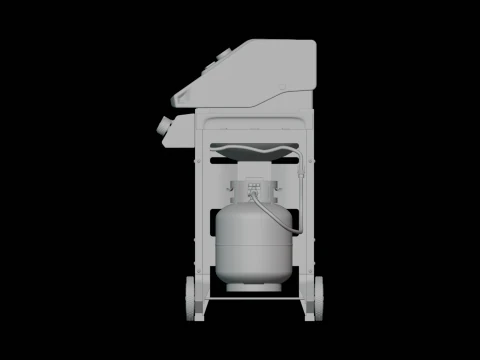 Propane Grill 3D Model