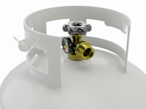 Propane Grill Modelo 3D