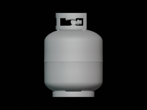 Propane Grill Modelo 3D