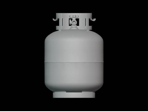 Propane Grill Modelo 3D