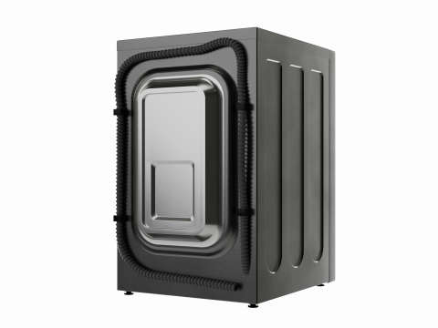 Washer Dryer Combo Modelo 3D