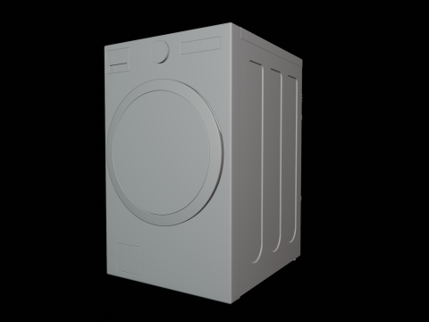 Washer Dryer Combo Modelo 3D