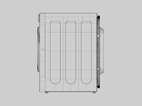 Washer Dryer Combo Modelo 3D