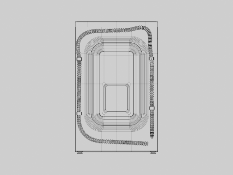 Washer Dryer Combo Modelo 3D