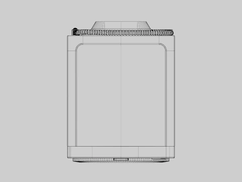 Lavasciuga combinata Modello 3D