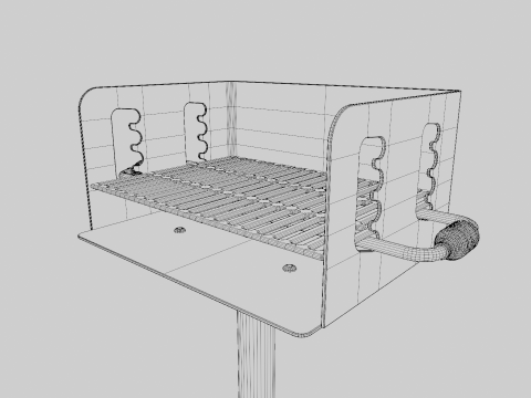 Park Grill 3D Model