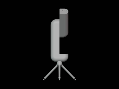 Teleskop Model 3D