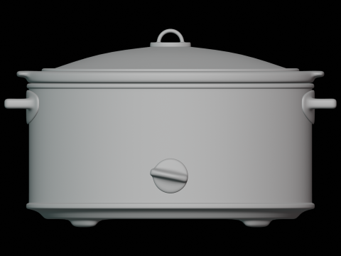 Slow Cooker 3D Model
