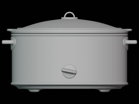 Slow Cooker 3D Model
