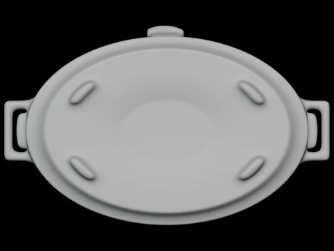 Slow Cooker 3D Model
