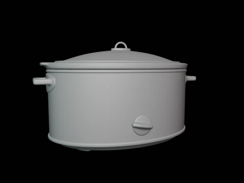 Slow Cooker 3D Model