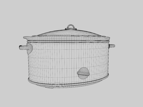 Slow Cooker 3D Model