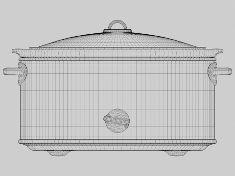 Slow Cooker 3D Model