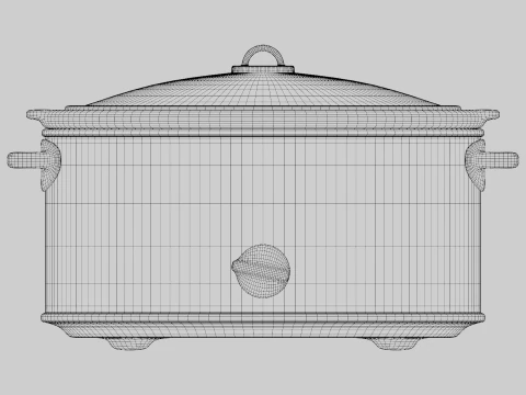 Slow Cooker 3D Model